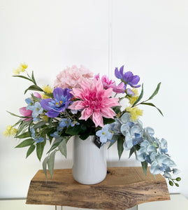 Faux arrangement colourful