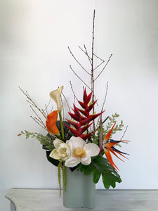 Grand faux tropical arrangement