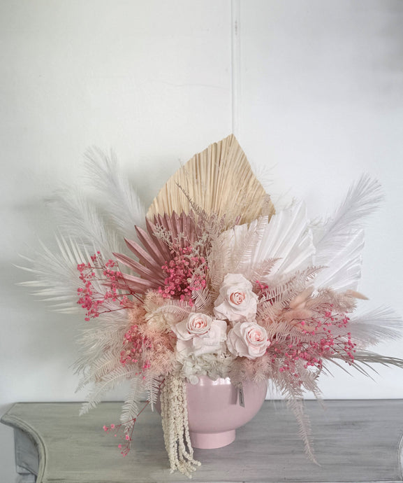 Extra large Pink dried and preserved arrangement