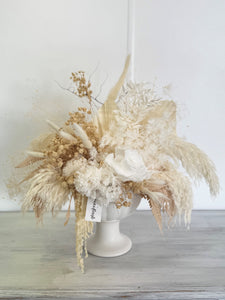 Nude neutrals dried and preserved arrangement